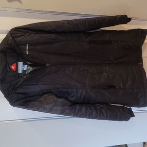 Columbia Women's Omni-Heat Size M Black Long Winter Coat/Jacket w/Hood